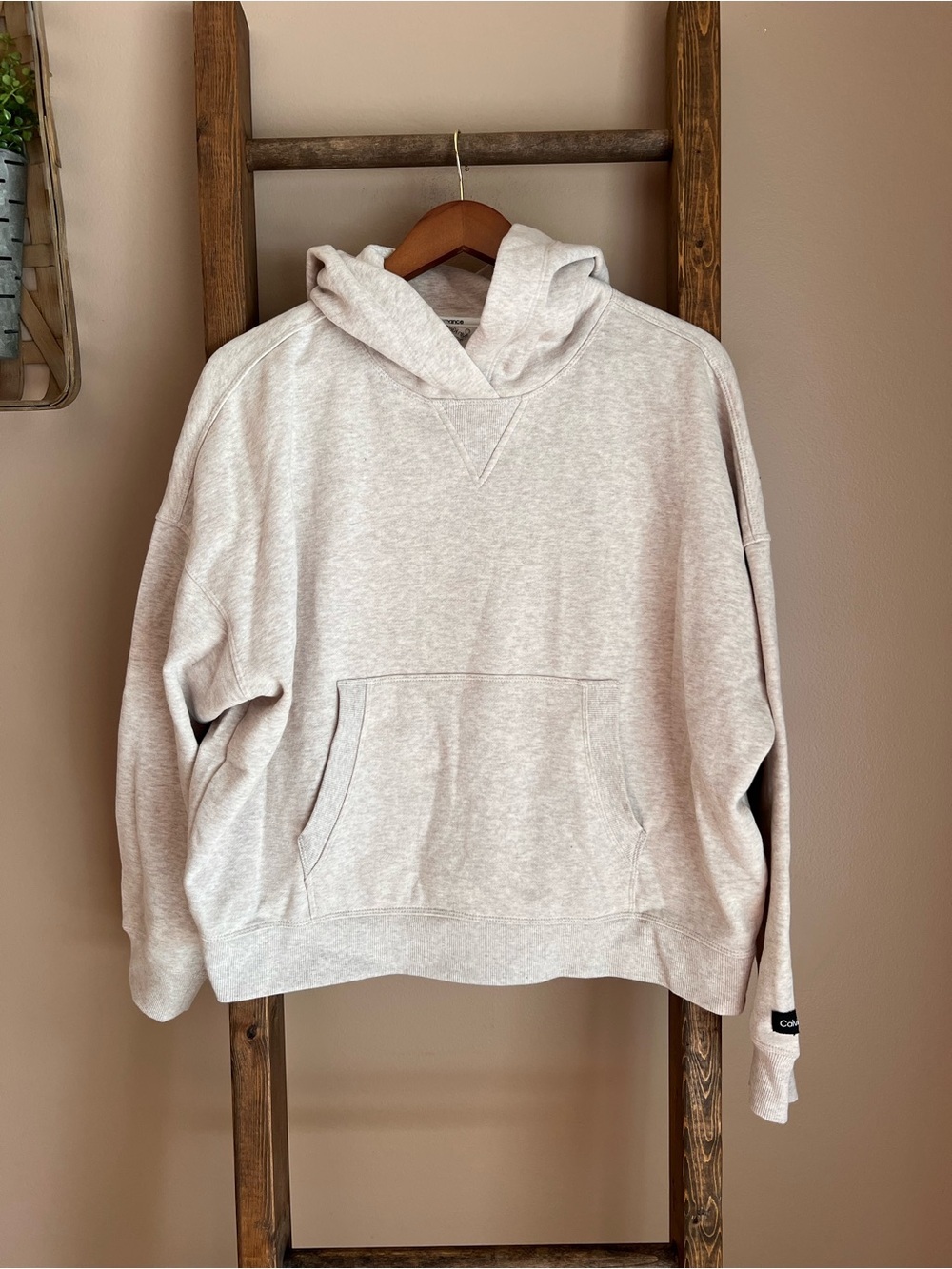Light Heather Oatmeal Women's Hoodie Sweater